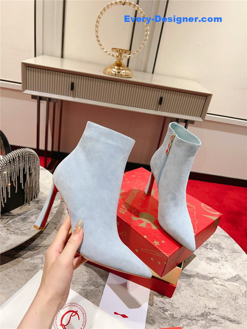 Chr1st1an louboutin banana heel boots