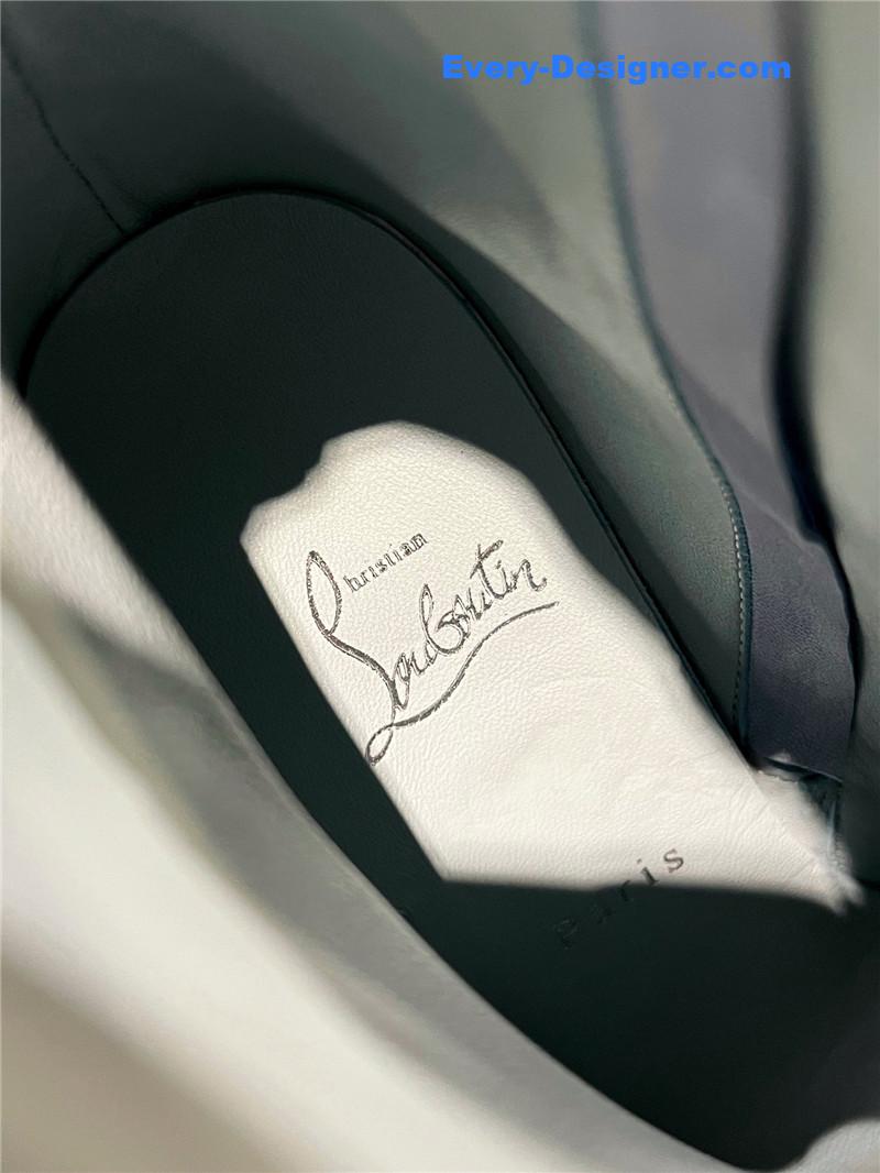 Chr1st1an louboutin banana heel boots