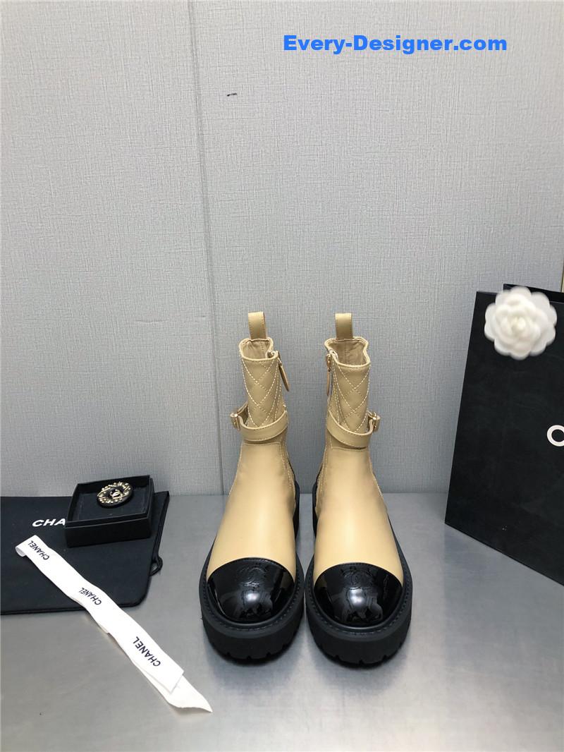 CC Double C Buckle Platform Martin Boots