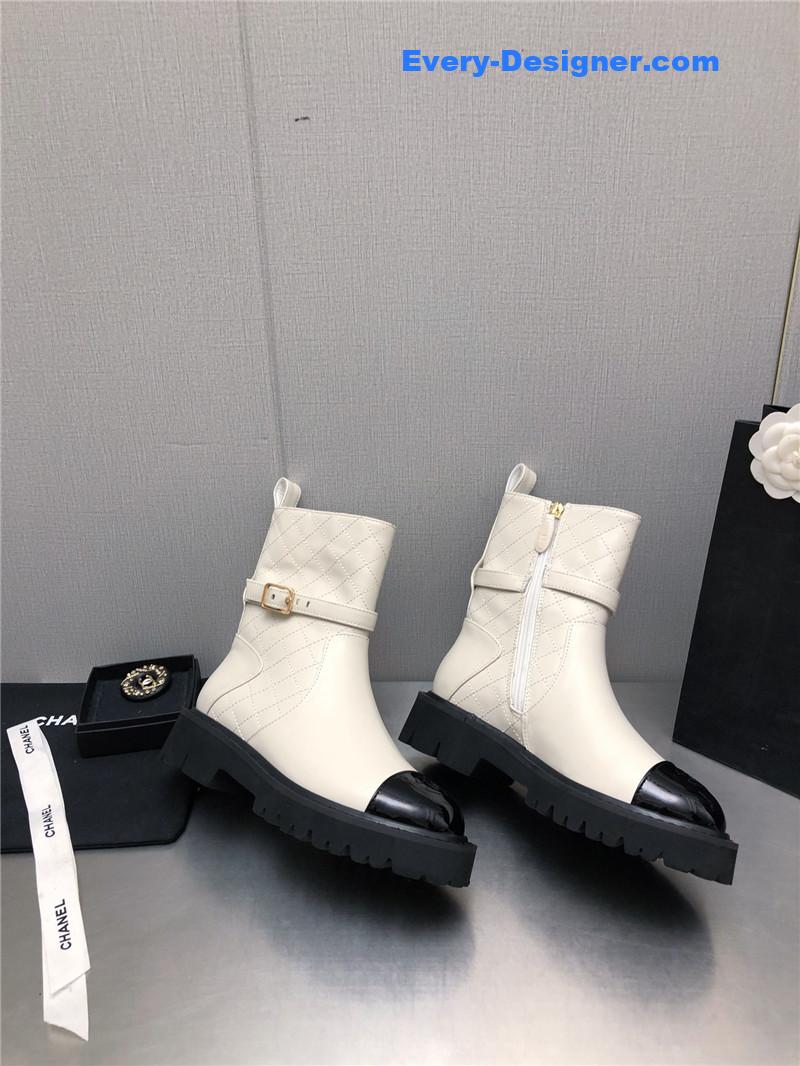 CC Double C Buckle Platform Martin Boots
