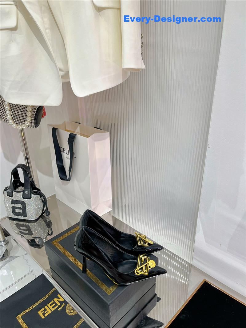 Versace simple temperament high heels