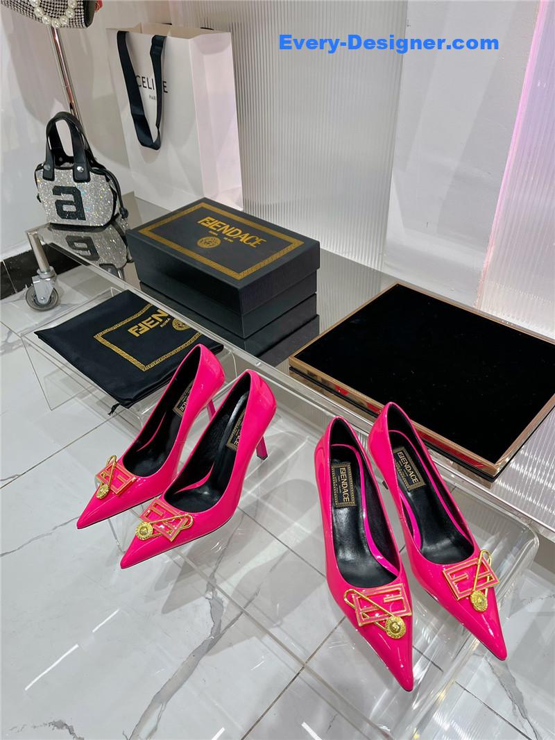 Versace simple temperament high heels
