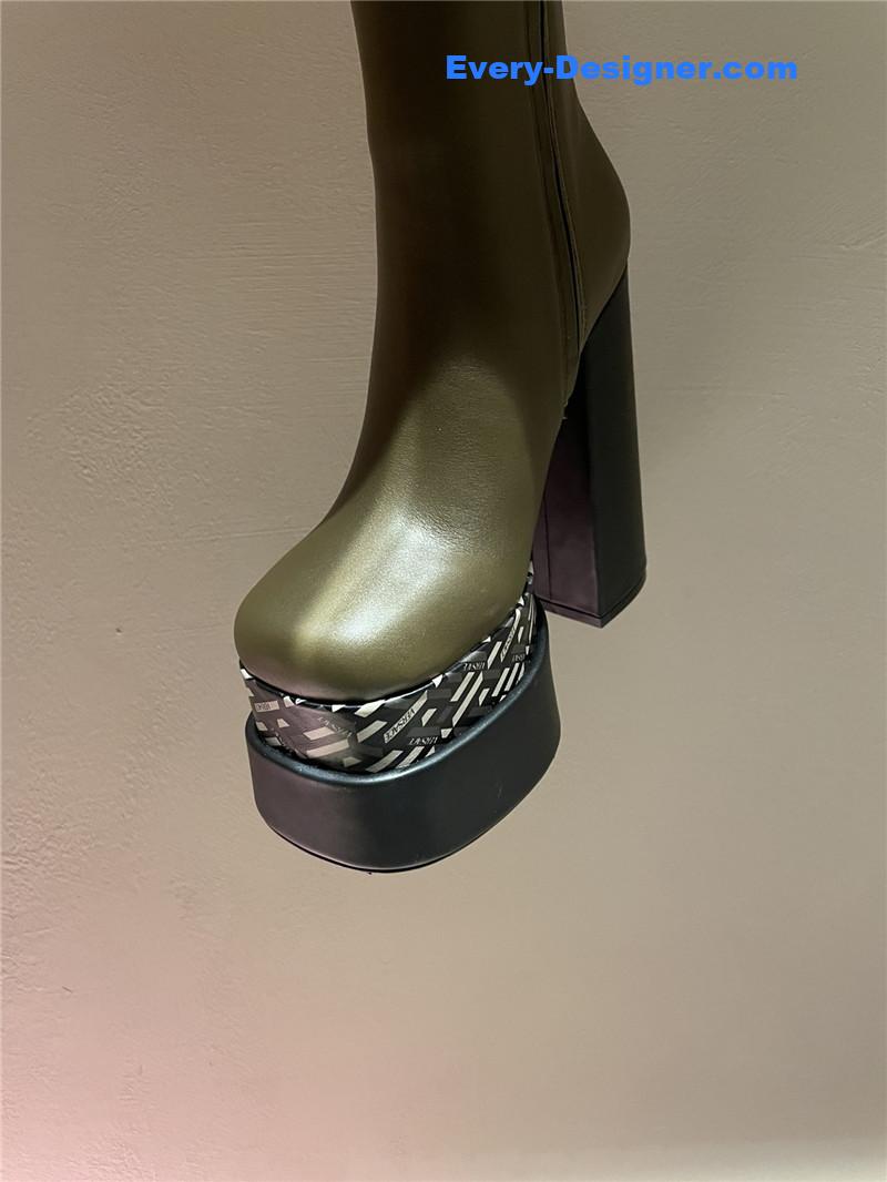 Versace autumn winter new high heel boots