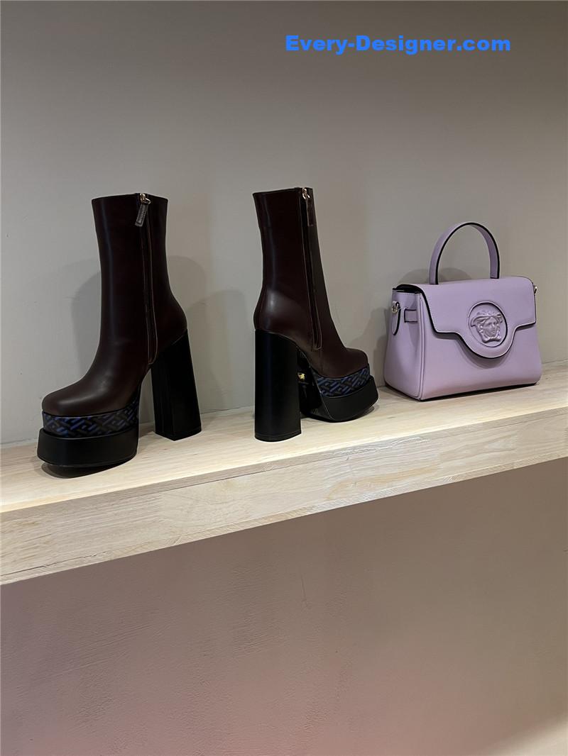 Versace autumn winter new high heel boots