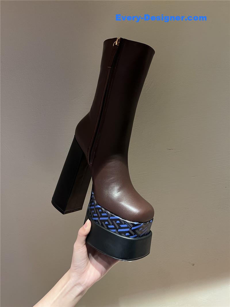 Versace autumn winter new high heel boots
