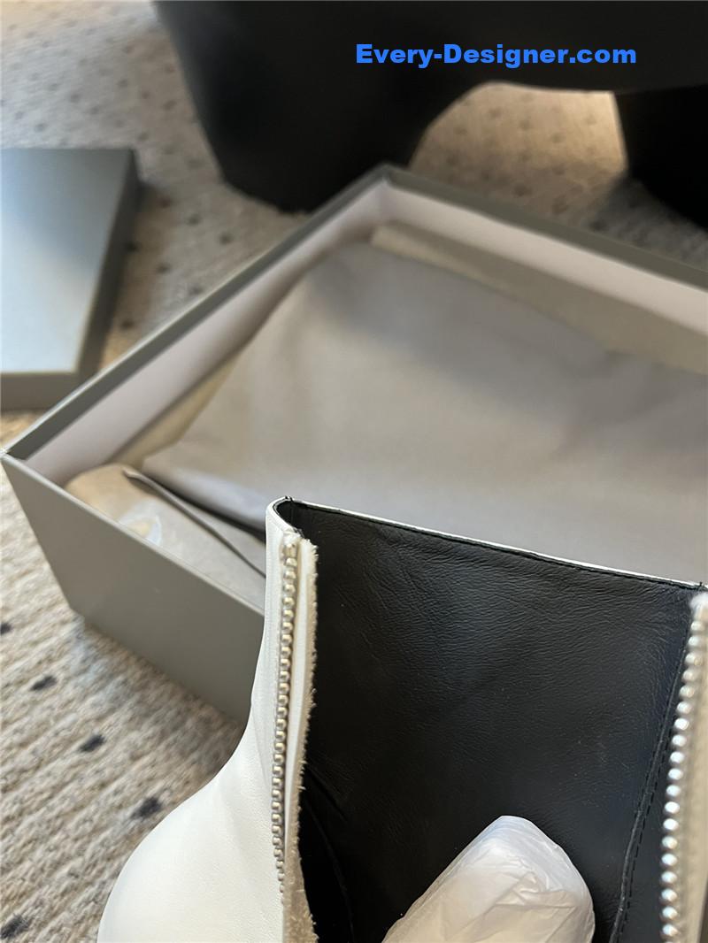 Ba1en*iaga pointed toe zip boots