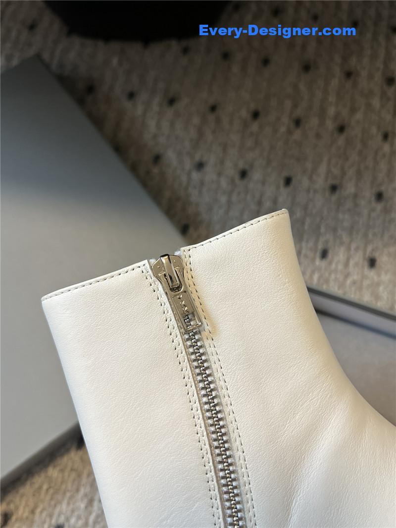 Ba1en*iaga pointed toe zip boots