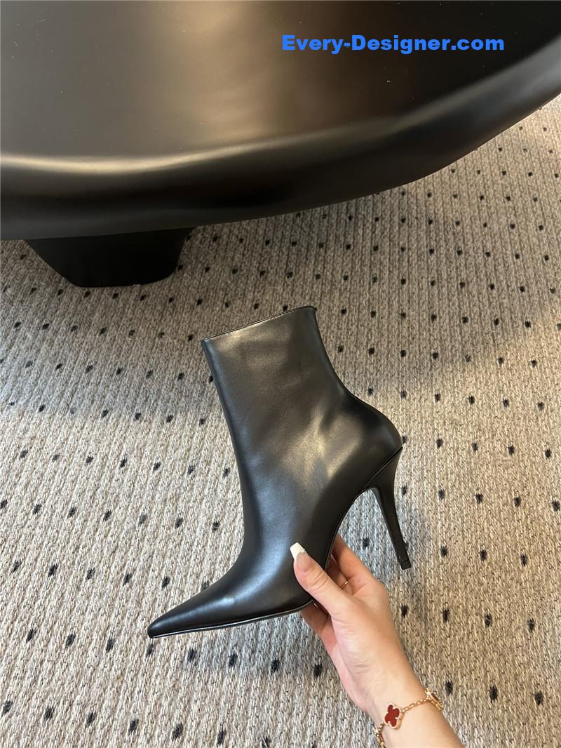 Ba1en*iaga pointed toe zip boots