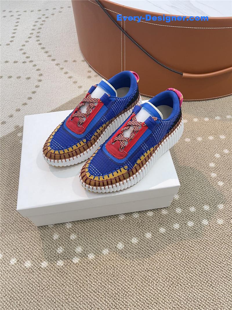 Chloe new nama rainbow jelly bean sneakers