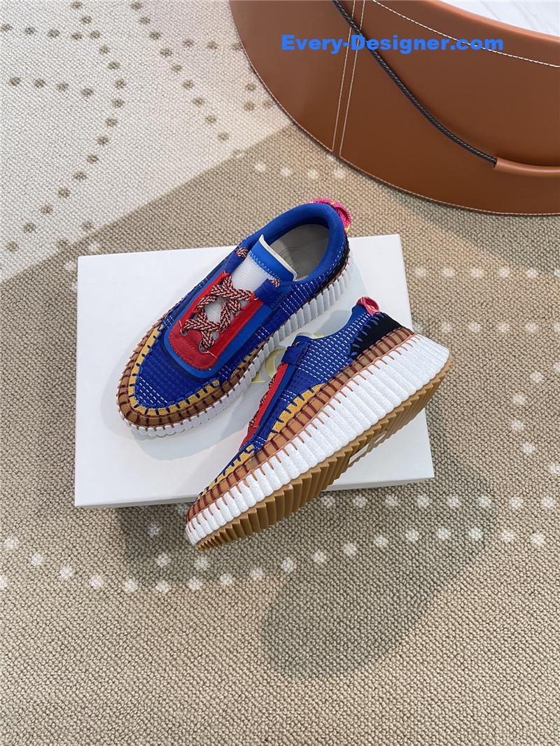 Chloe new nama rainbow jelly bean sneakers