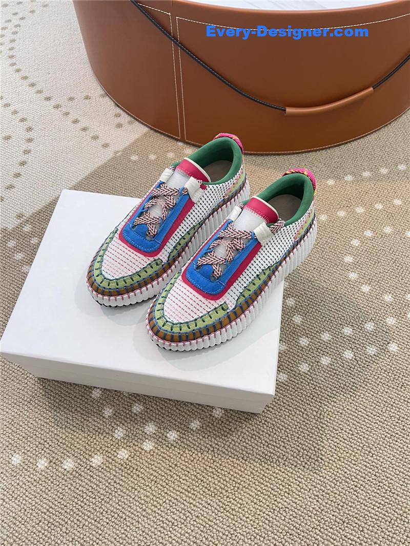 Chloe new nama rainbow jelly bean sneakers