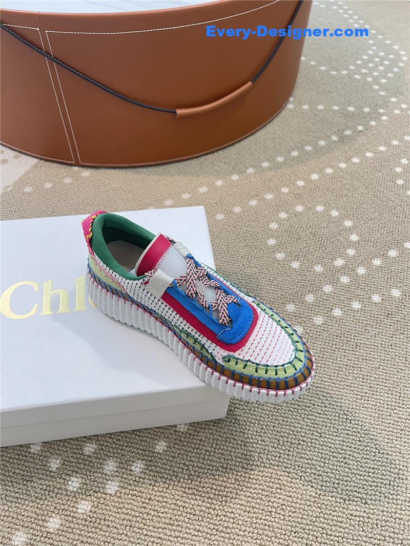 Chloe new nama rainbow jelly bean sneakers