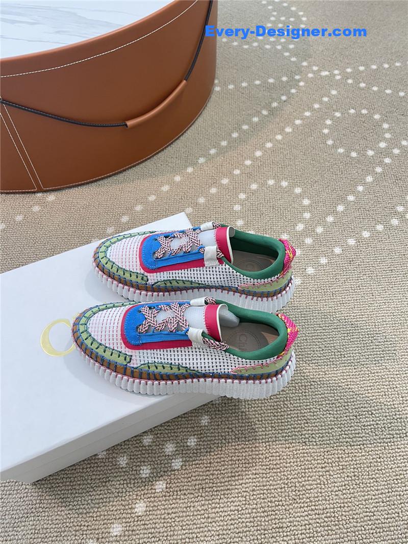 Chloe new nama rainbow jelly bean sneakers