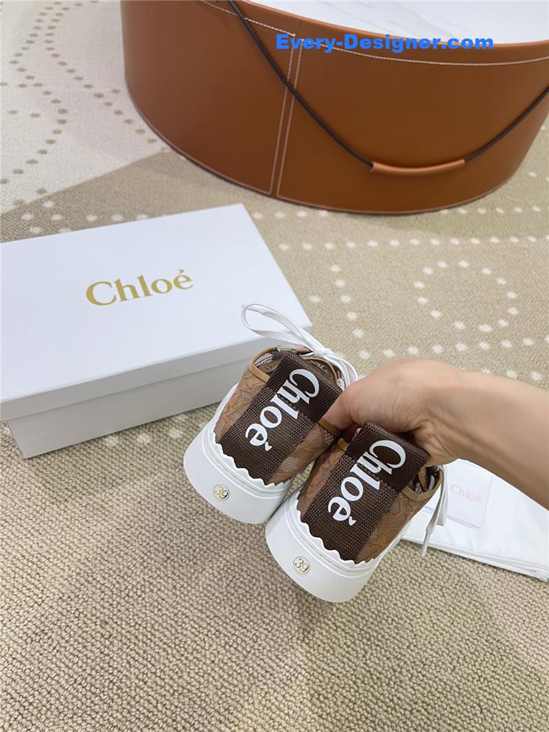 Chloe Classic Petal Sole Summer Lace Loafers