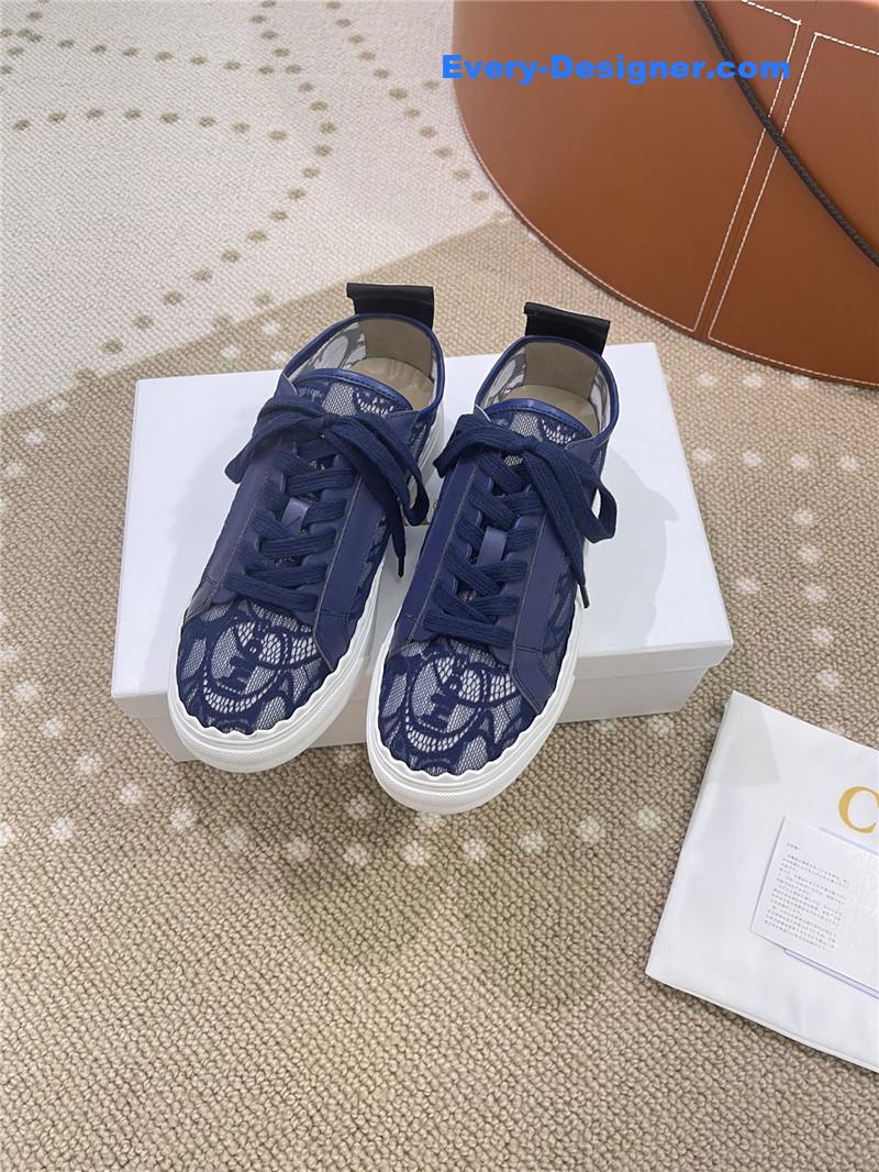 Chloe Classic Petal Sole Summer Lace Loafers