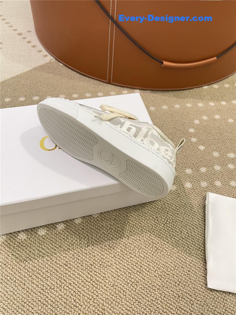 Chloe Classic Petal Sole Summer Lace Loafers