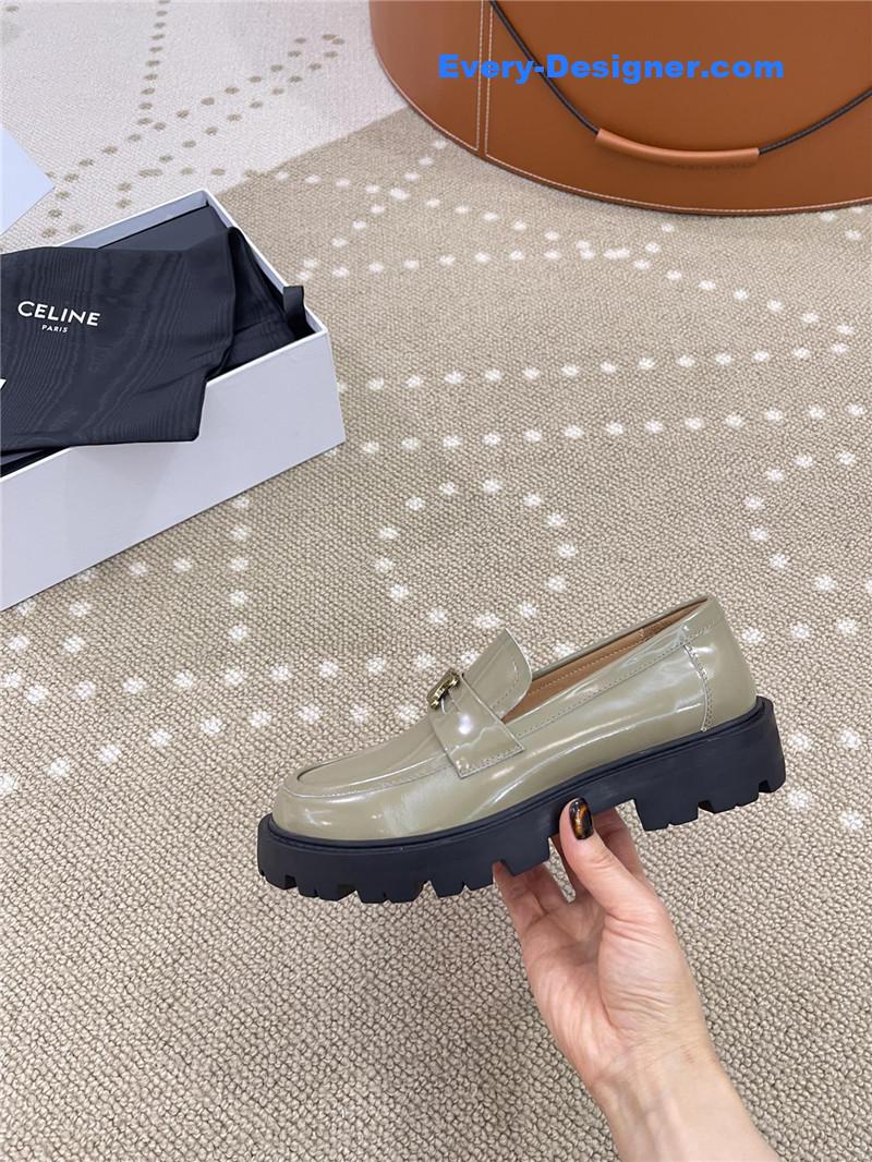 Ce1i*e new thick-soled retro style loafers