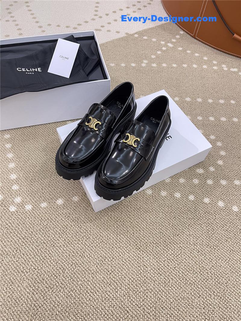 Ce1i*e new thick-soled retro style loafers