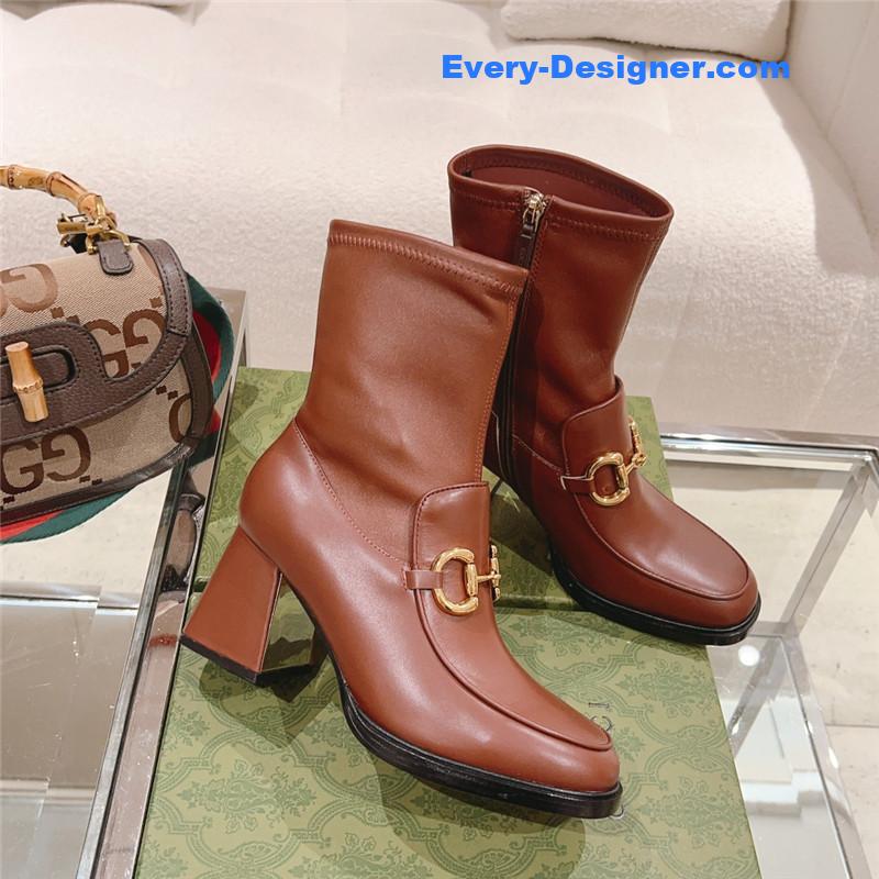 Gvc*1 pull buckle ankle boots