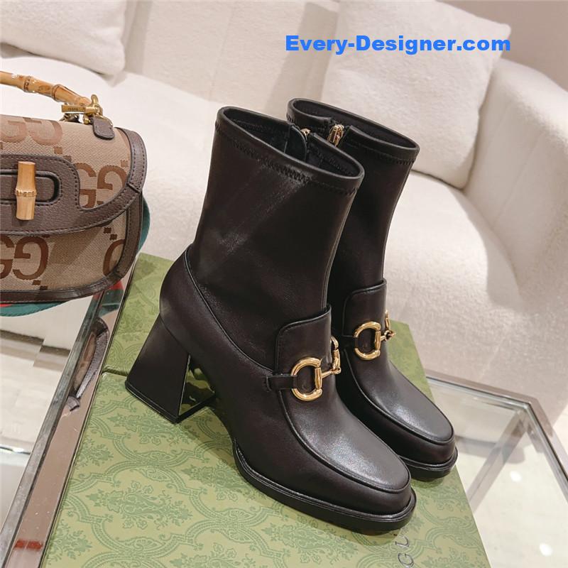 Gvc*1 pull buckle ankle boots