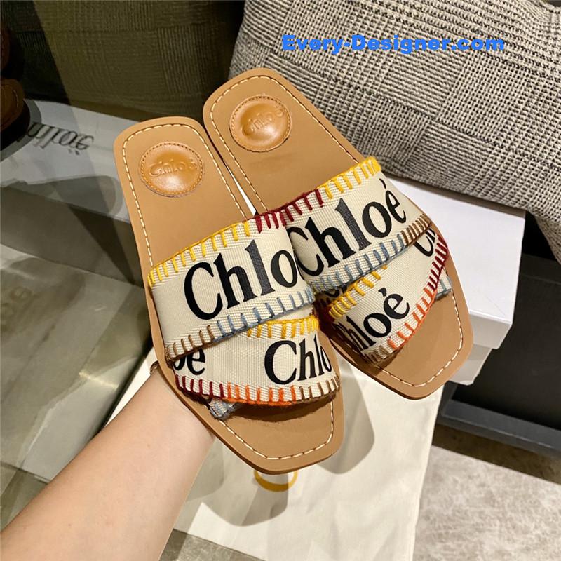 Chloe Cross Braided Roman Slippers