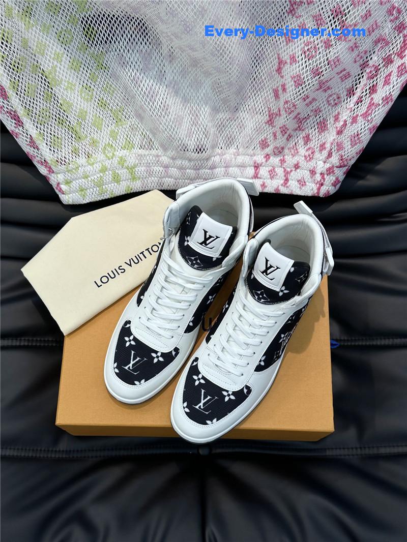 louis vuitton LV men’s high top casual sneakers