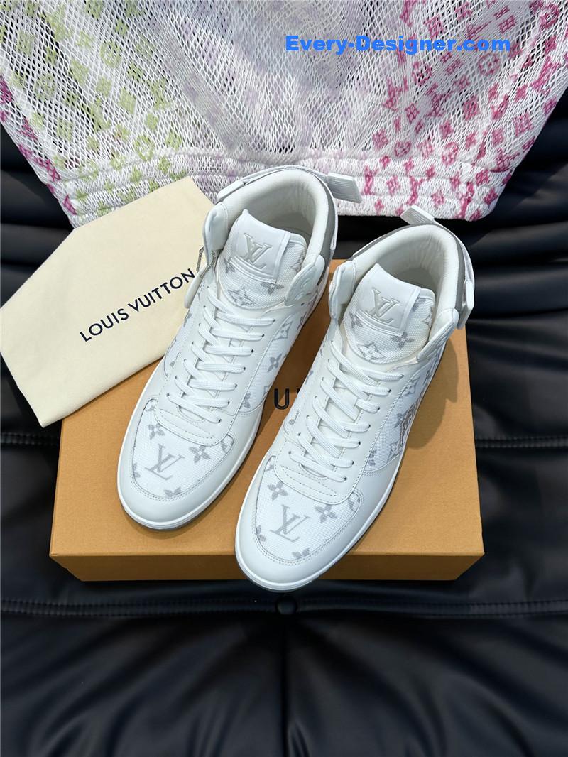 louis vuitton LV men’s high top casual sneakers