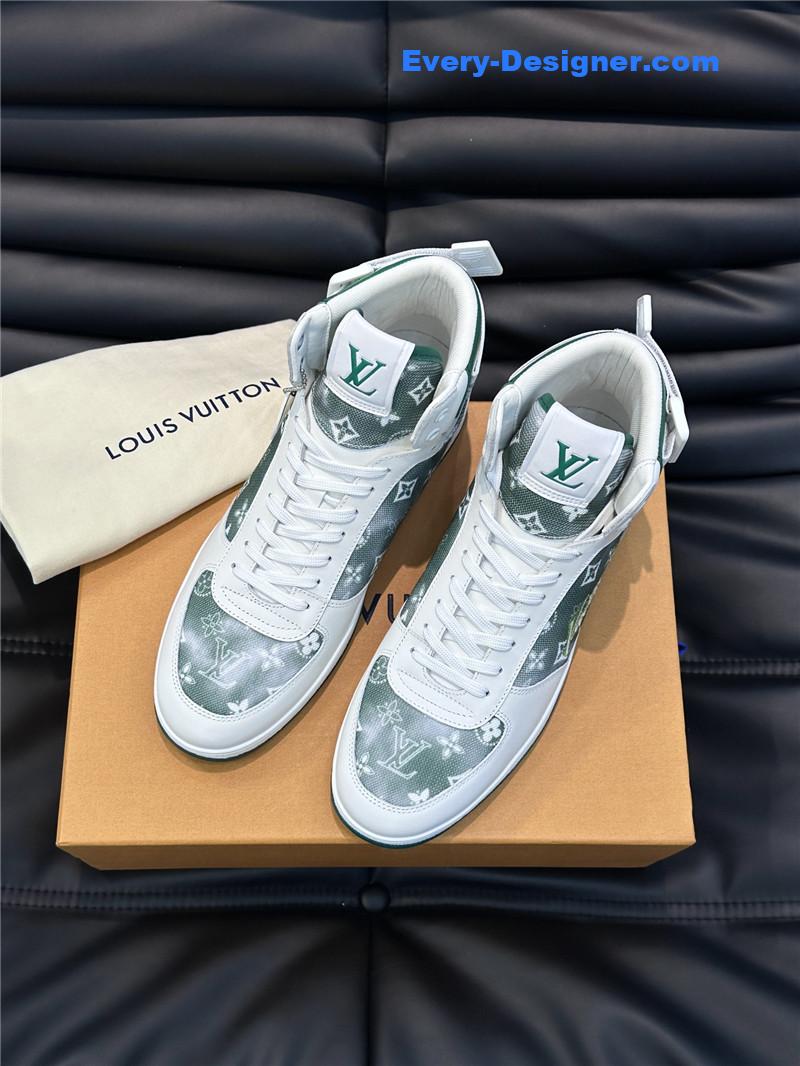 louis vuitton LV men’s high top casual sneakers