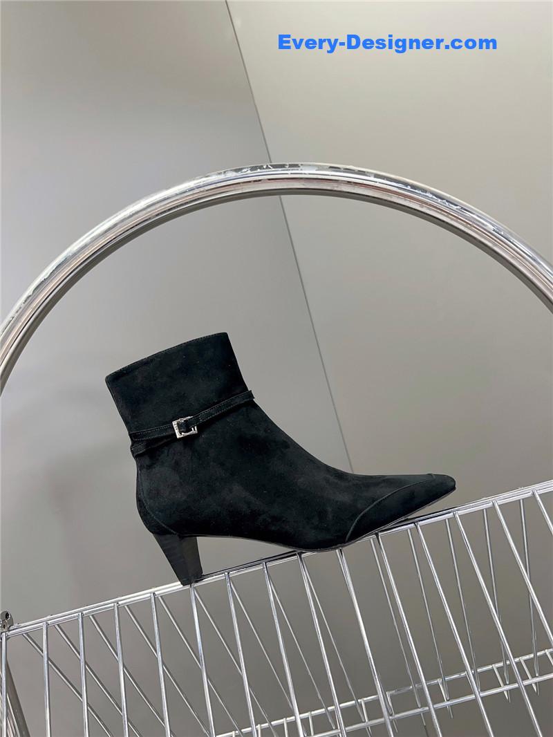 Ce1i*e british pointed toe early autumn ankle boots