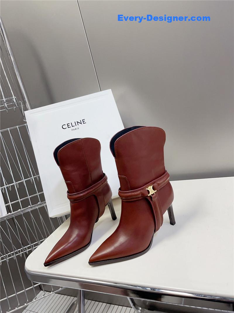 Ce1i*e arc de triomphe pointed ankle boots