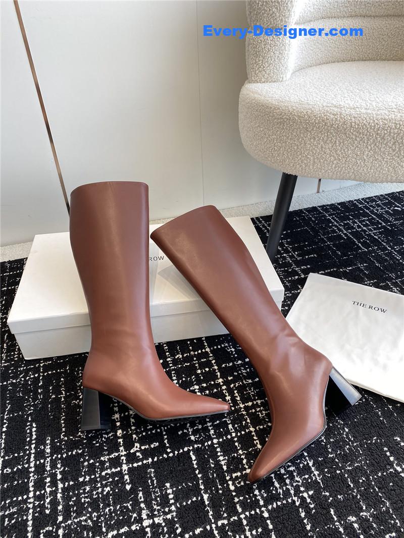 The Row early autumn new high-heeled boots