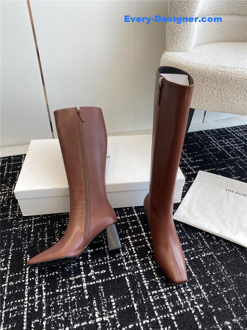 The Row early autumn new high-heeled boots