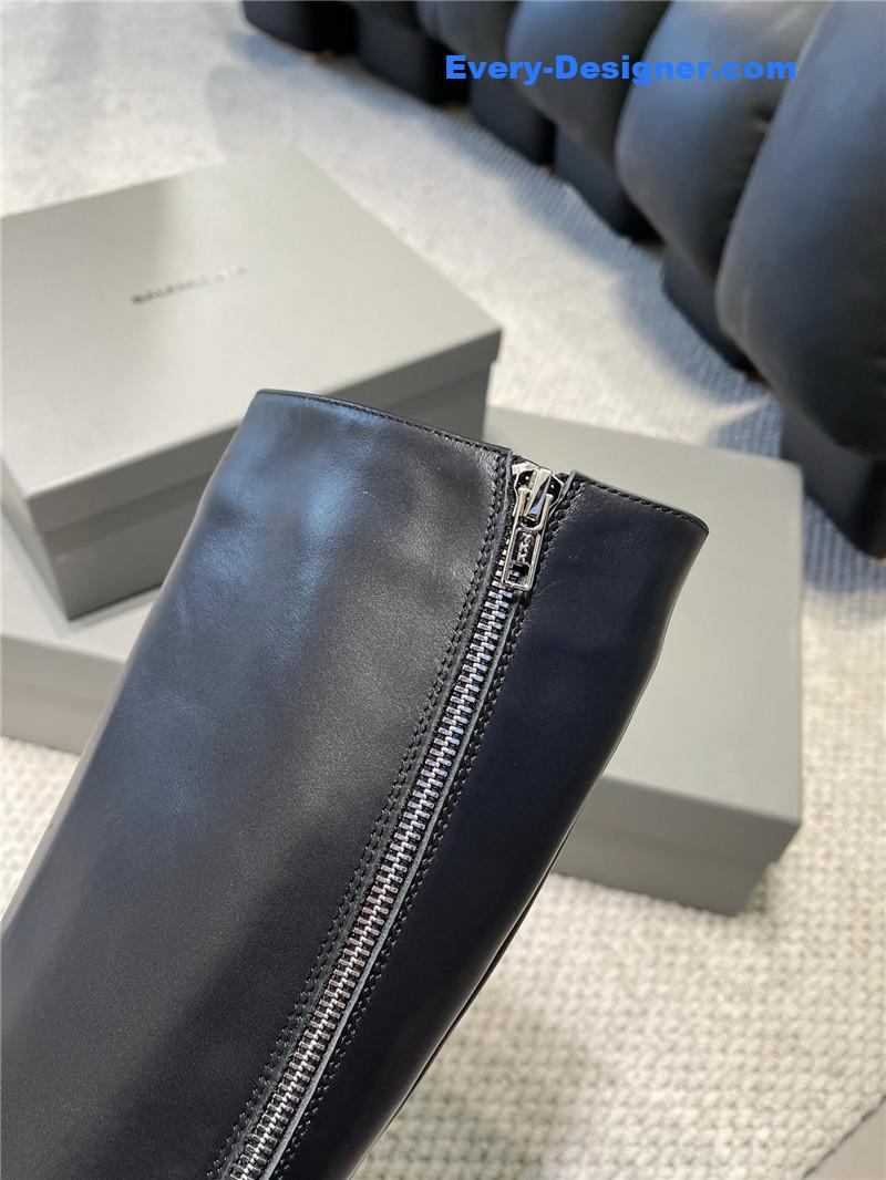 Ba1en*iaga fall/winter zip up heeled boots