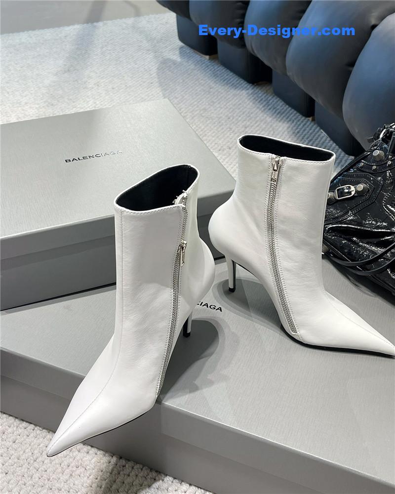 Ba1en*iaga fall/winter zip up heeled boots