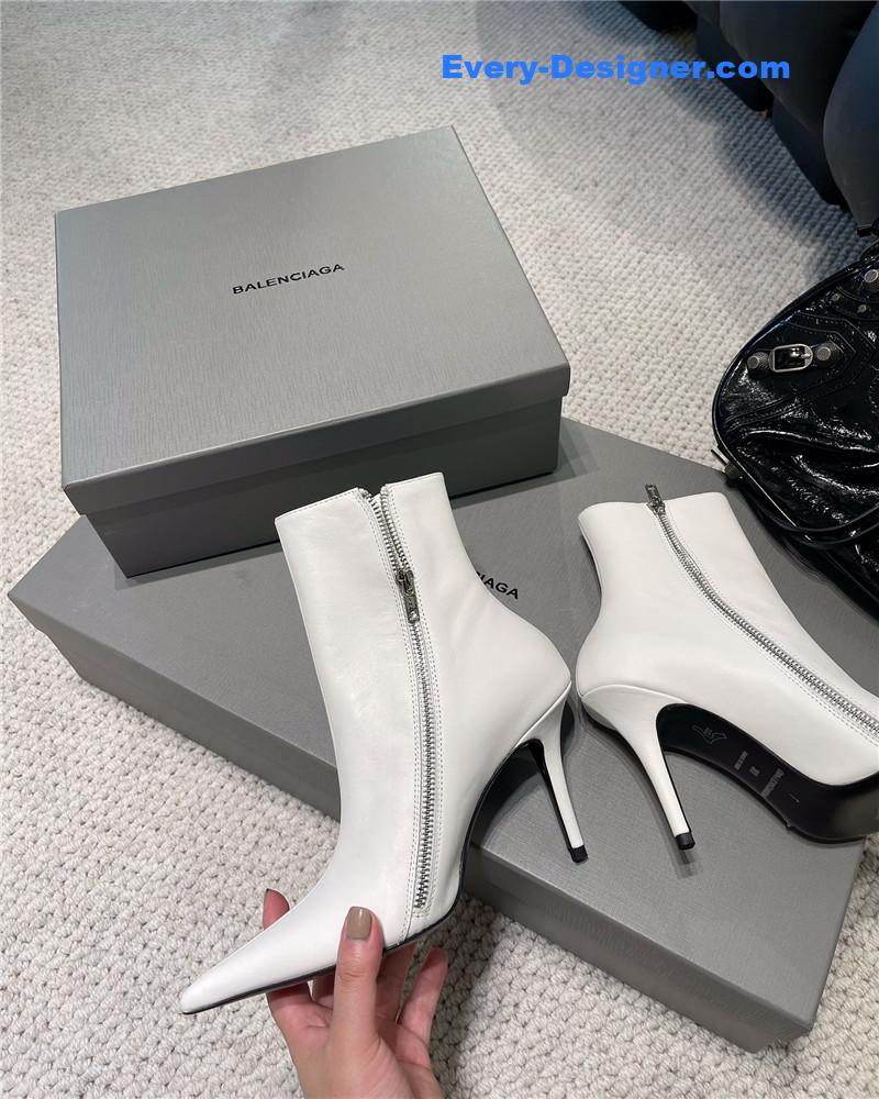 Ba1en*iaga fall/winter zip up heeled boots