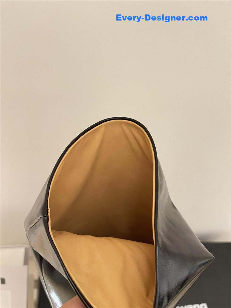 A1exa*der wang new autumn and winter pleated high boots