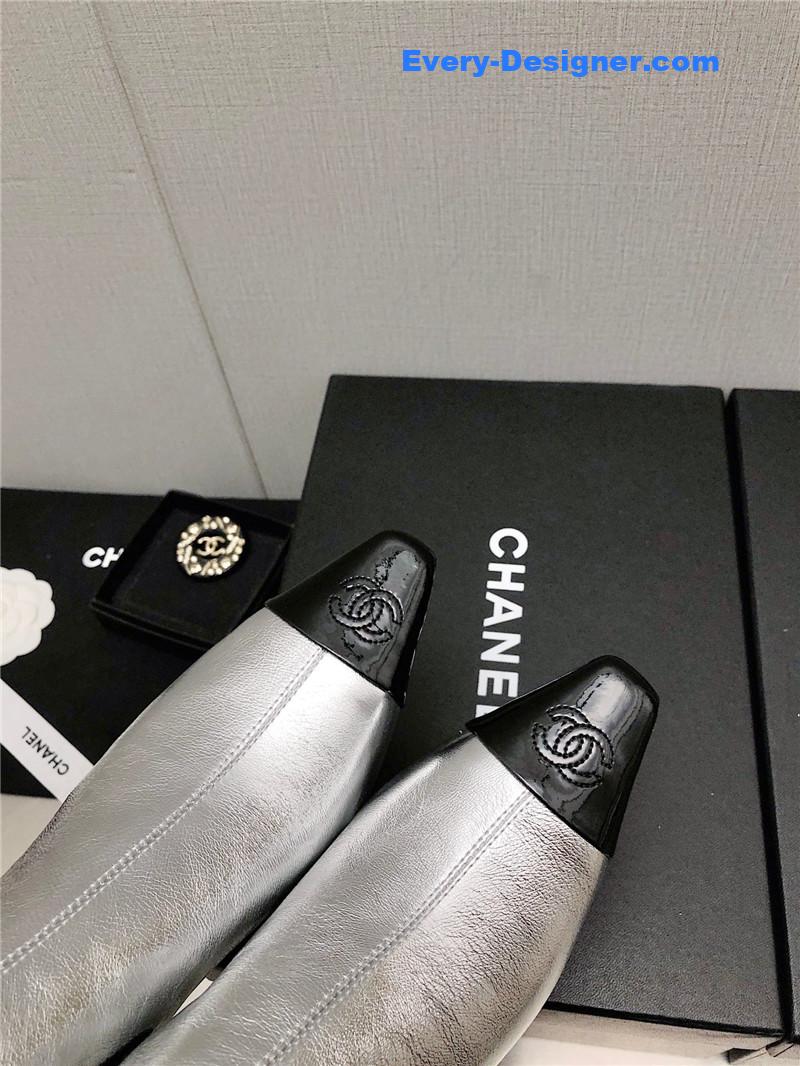 CC classic color block ankle boots