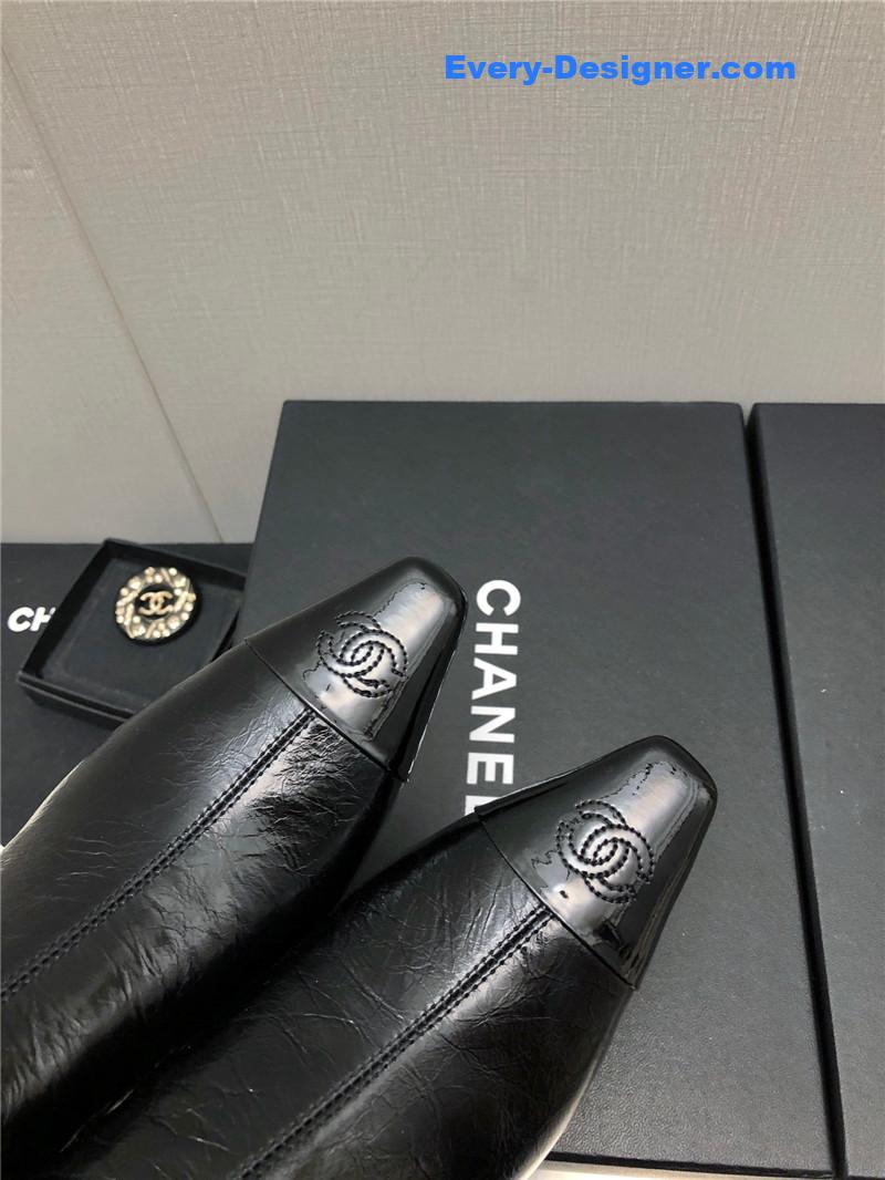 CC classic color block ankle boots