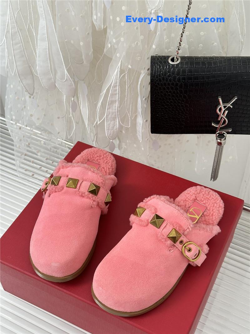 Va1e*ntin0 retro style rivets wool half mop