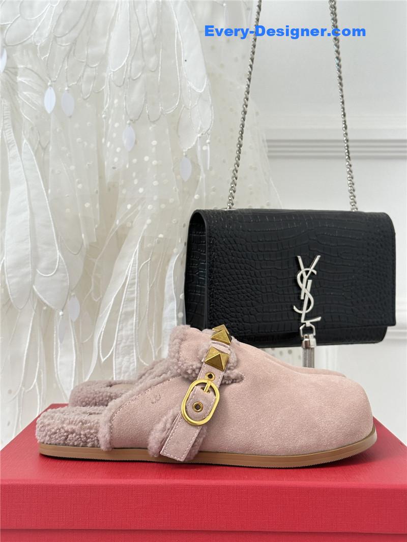 Va1e*ntin0 retro style rivets wool half mop