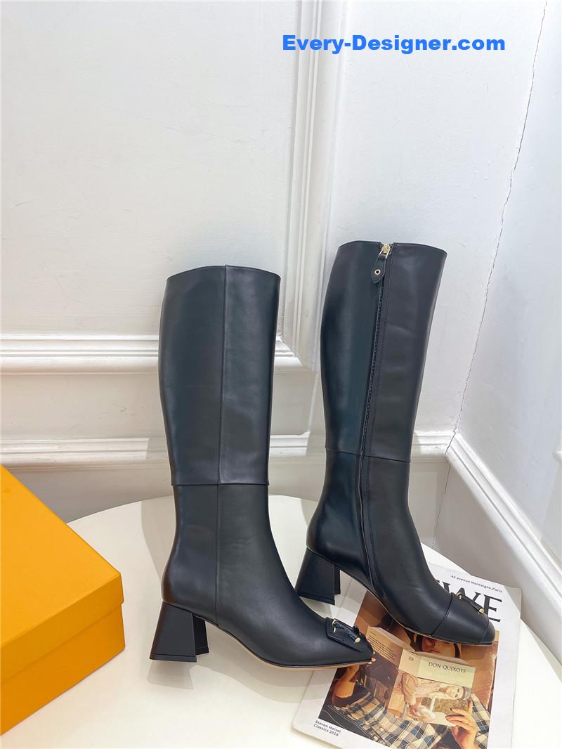 l0vis Vvtt0n lv new v-shaped chunky heel boots