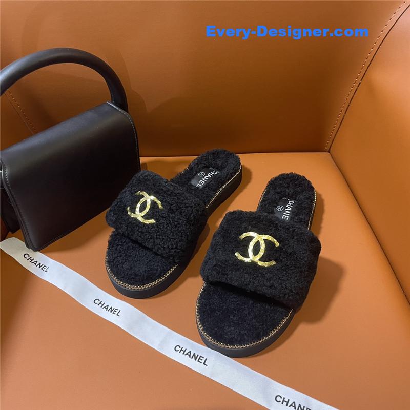 CC new fur slippers