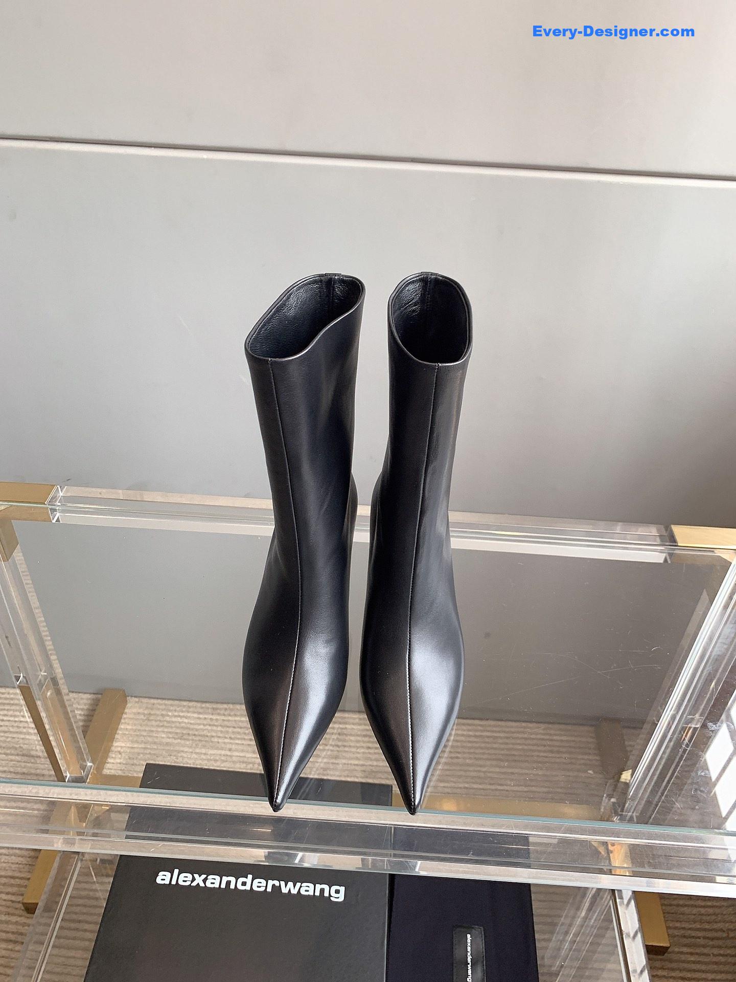 A1exa*der wang new pointed toe high heel ankle boots