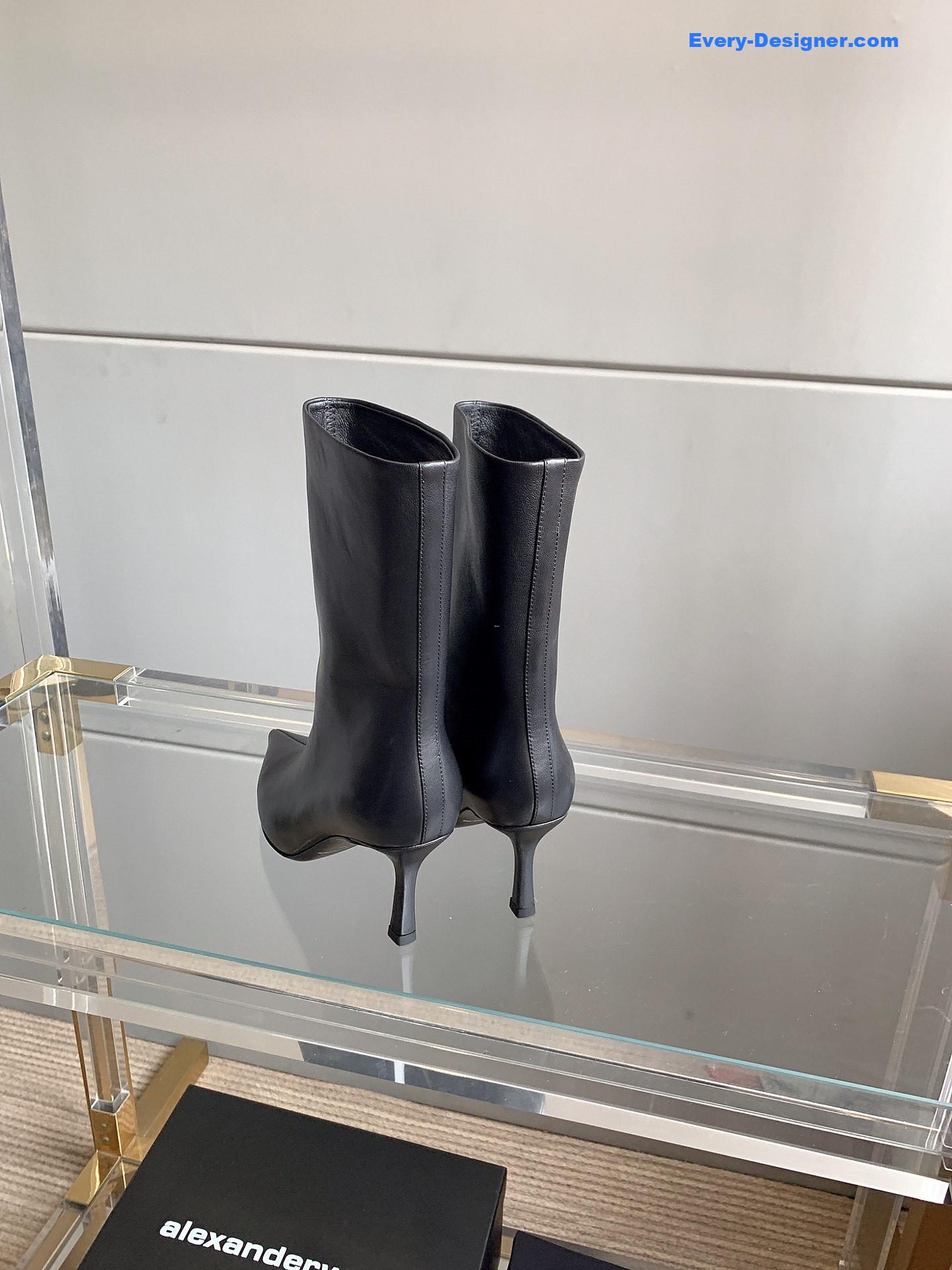 A1exa*der wang new pointed toe high heel ankle boots