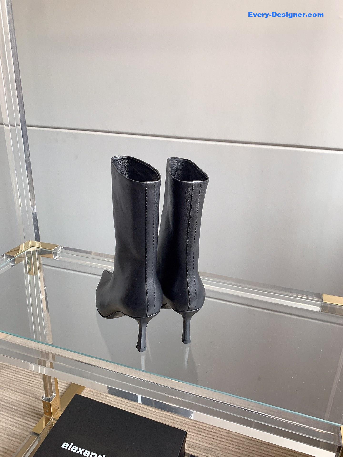 A1exa*der wang new pointed toe high heel ankle boots