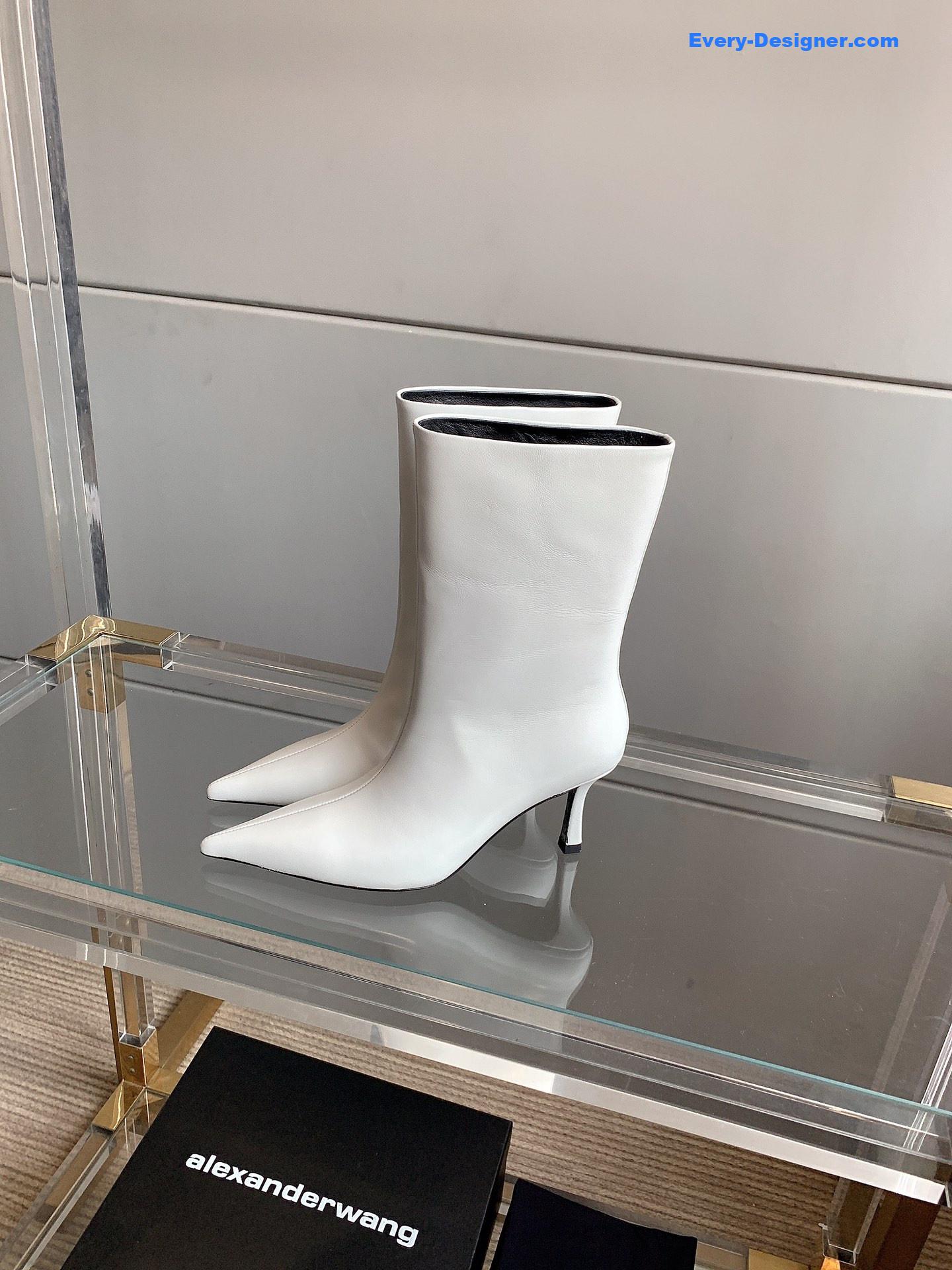 A1exa*der wang new pointed toe high heel ankle boots