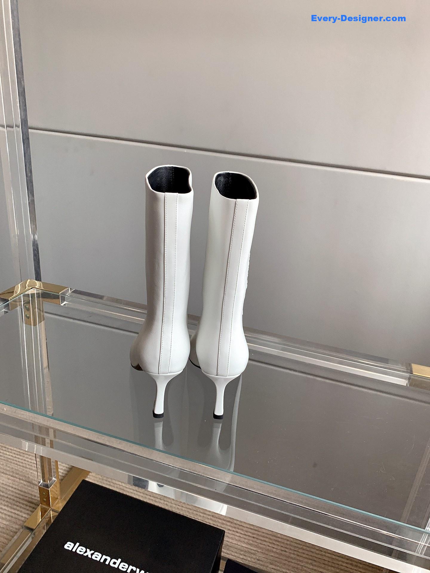 A1exa*der wang new pointed toe high heel ankle boots