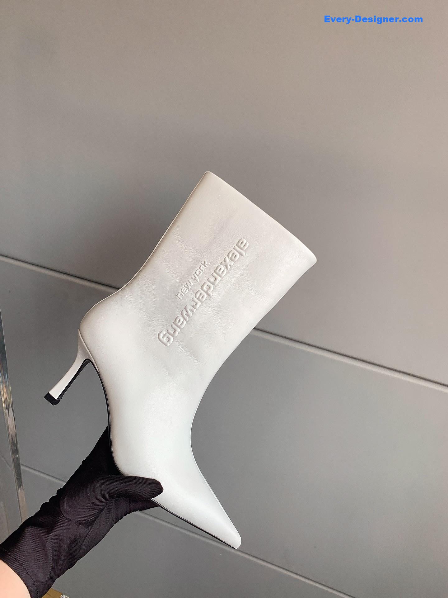 A1exa*der wang new pointed toe high heel ankle boots