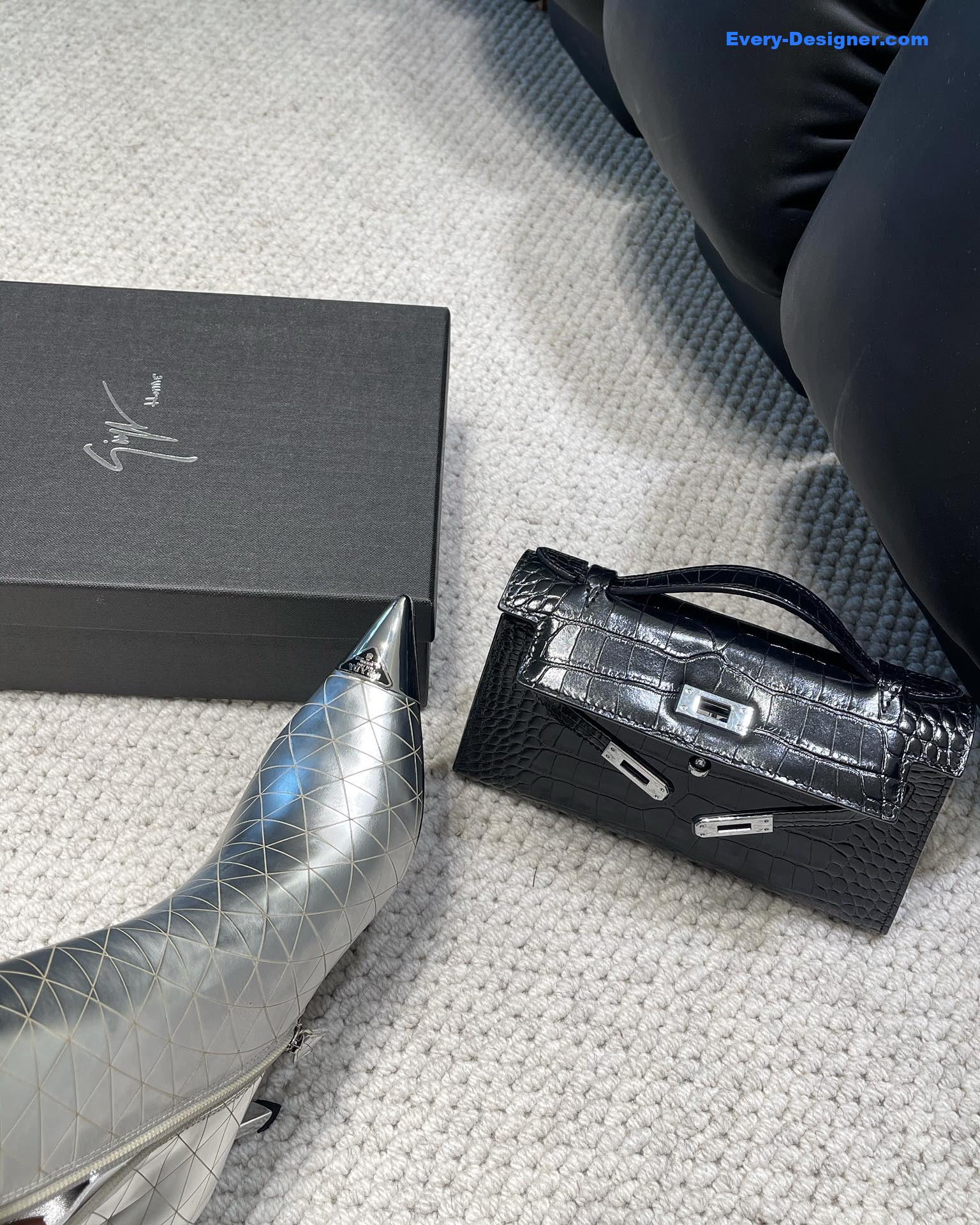 Pra*a autumn winter iron toe triangle logo ankle boots