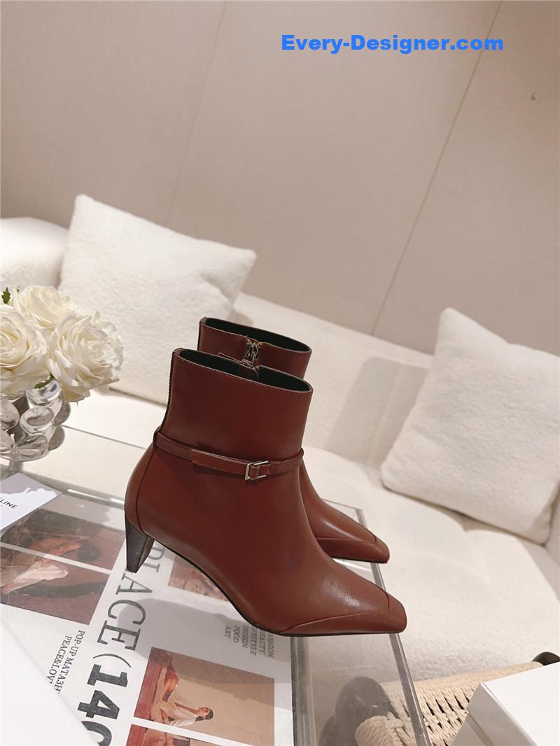 Ce1i*e british pointed toe early autumn ankle boots